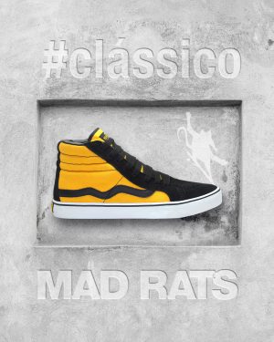 Mad Rats - Segundou com o Hi Top Preto e Amarelo, nossa marca registrada.    #madrats #madratsoficial #produzidonobrasil