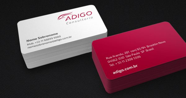 Criação de Cartões de visitas QuartaDesign